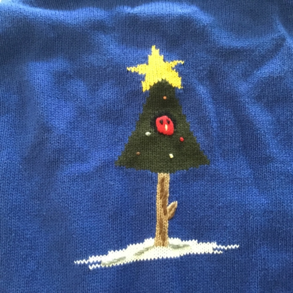 Quacker Factory Snowman Holiday Cardigan (L) - Picture 8 of 8
